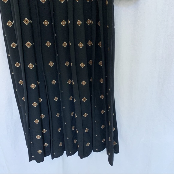 Vintage Neiman Marcus // black silk shirt dress size 12 jun2 - Picture 6 of 8